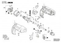 Bosch 3 601 AA9 08A GBM 345 Drill Spare Parts